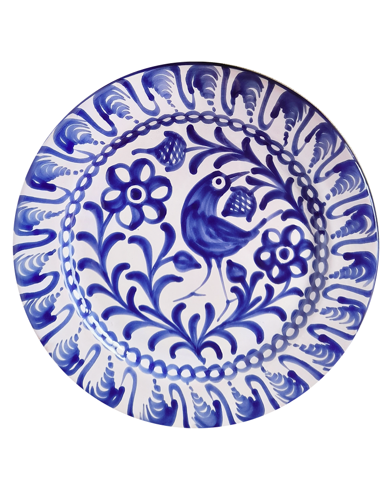 Bellota Fajalauza Plate in Blue — CASA PLETÓRICA — Handmade